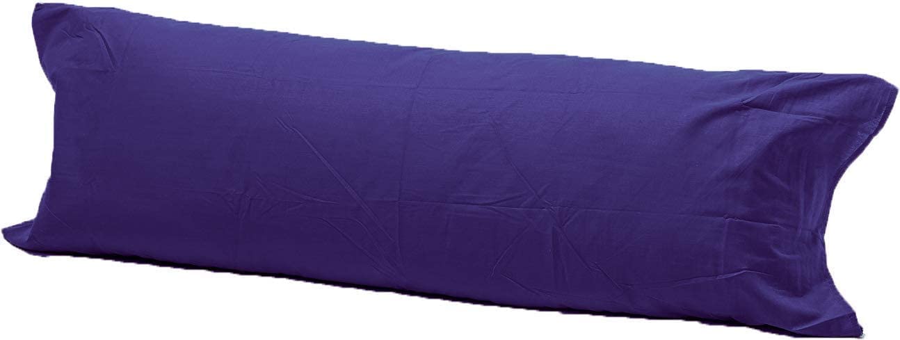 Ridas Bolster Pillowcases 100% Polycotton Blend product 4.6 Feet (54"), Navy