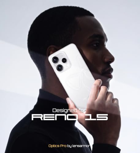 Image of Lensarmor Compatible with OPPO Reno 15 Black Camera Lens Protector - Premium 9H Tempered Glass, Anti-Reflective Coating, Military-Grade Protection & Case-Friendly Design