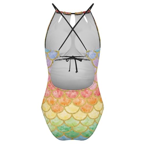 Monokini beachwear écailles de sirène aux finitions premium - 5