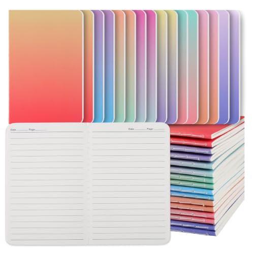 Image of BESARME 16 Pack Mini Notebooks Bulk, Small Lined Pocket Notebook End of Year Gifts for Students Elementary School Graduation Gifts for Kids Students School Supplies