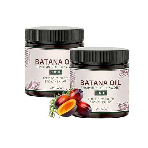 Satinox Hair Moisturizing Oil Batana Oil - Deep Nourishing Hair Oil for Dry & Damaged Hair, Smooth & Shine Care for All Hair Types, Gentle Formula 4.23 oz (2pcs)