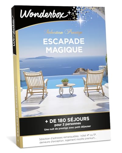 Idée cadeau séjours : offrez une Escapade Magique avec Wonderbox