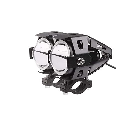 HANEU 2pcs U7 CREE Auto Moto faros LED Cree Niebla U7 LED delantero Spot Light DRL PLEINS FEUX conducción luz de día círculo