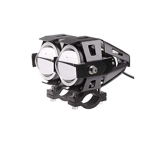 Feux LED Moto U7 Spot Light Idéal pour la Conduite Nocturne et Voyages Routiers