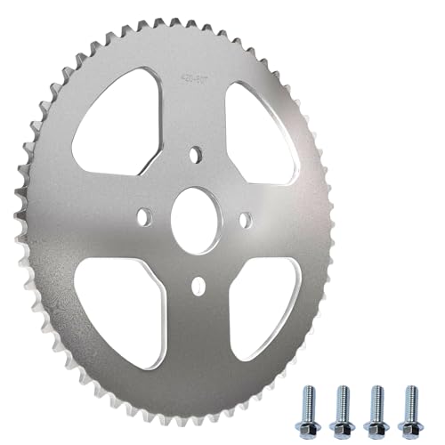 Image of JNDO Mini Bike Sprocket 60 Tooth Sprocket 420 Chain 40mm Bore for Coleman Mini Bike, Baja Warrior, TrailMaster, Predator 212cc 196cc Powersports Go Kart Parts