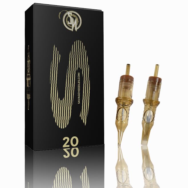 SAVAGE Tattoo Needle Cartridges 20Pcs 0.30mm 10 Round