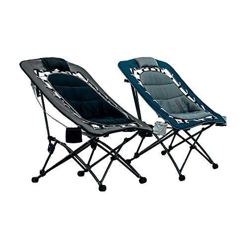 Shft Outdoors Max Comfort Folding Bungee Chair 2 Pack For Sporting Events, Camping, Tailgating And Outdoor Living (Mixed Bb) #TOP25