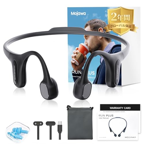 Amazon.co.jp: Mojawa RunPlus 骨伝導ワイヤレスイヤホン IP68防水