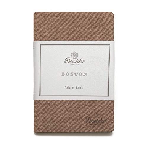Con Segnalibro Pineider - Notes Boston -9X14 Cm - Small - 96 Sheets - 80 Gr.-White Paper