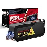 Rattenfalle Elektrisch, Elektrische Rattenfalle, Tötet Ratten Sofort und Schmerzlos, Mausefalle Elektrisch, Elektrische Mausefalle, Mausefalle für Innen Outdoor - Wirksam für Kleine Mäuse