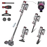 Vistefly V15 Cordless Vacuum Cleaner, 500W 33Kpa Stick Vacuum 5-in-1, Up to 60 Mins Runtime, LED Tou