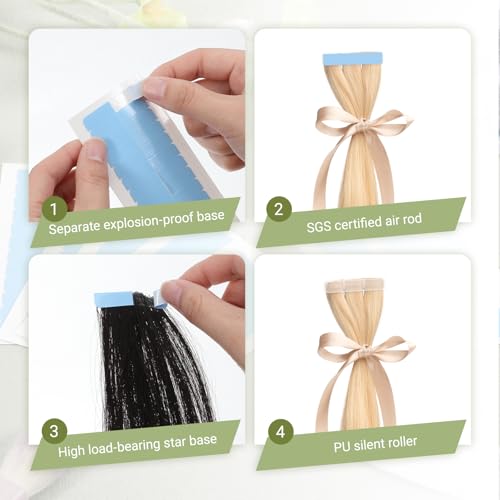 Yuomeaz 180 Pcs Wig Tape, Self Adhesive Lace Tape, Double Sided Lace Front Tapes for Wigs, Invisible Waterproof Tapes Strips for Hair Extensions - Thumbnail 6