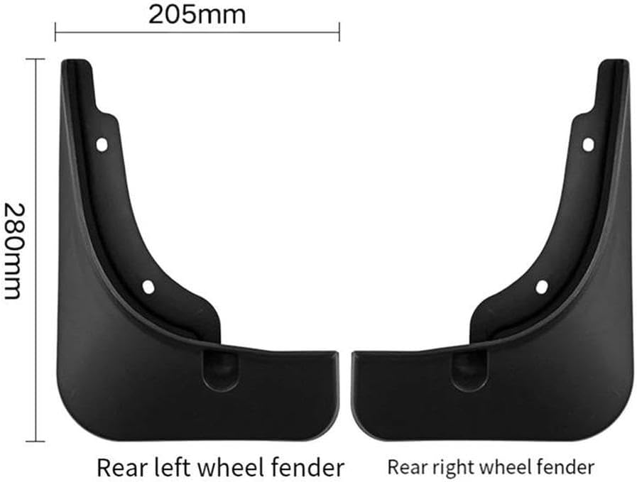 Auto Parts for Kia NIRO EV Hybrid 2023 2024 Mudguards Mud Flaps Splash Guards Front Rear Wheels Fender Car Accessories 4Pcs