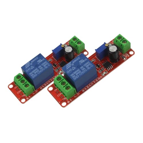 PRETYZOOM Automotive 12v Timer Relay Time Delay Switch Module for Lights Backup Pair