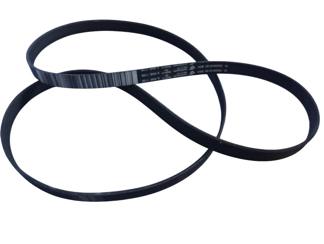 JR Appliance Front Load Washing Machine Belt Size 8PHE 1156 Optibelt Compatible with Bosch