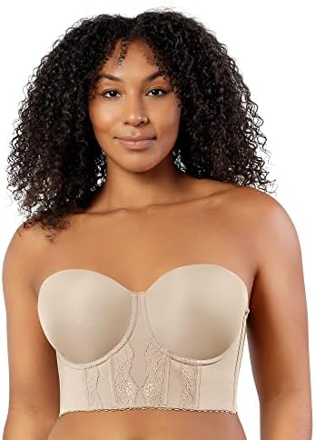 PARFAIT Elissa P50116 Women's Full Bust and Full Figure Strapless Longline Bra-European Nude-42DD