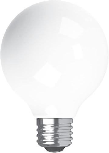 Miniatura 2 de GE Relax - Bombillas LED de 60 W Eqv, blanco suave, bombillas G25, esmeriladas, base mediana (paquete de 2)