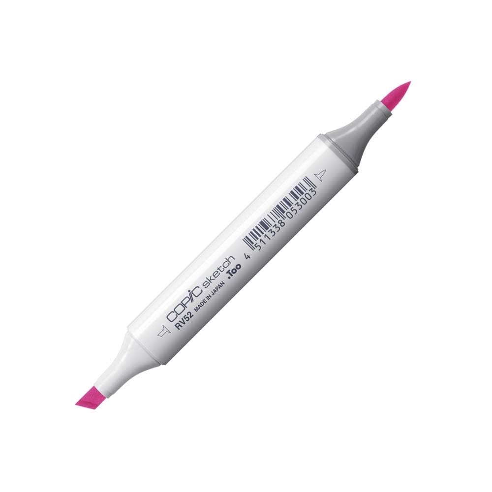 Copic Sketch Marker Tipo Rv – 52, Cotton Candy, Pennarello Professionale A Base Di Alcool, Punta Super Sottile E Punta Media-image