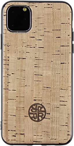 Reveal Case Compatible With Iphone 13 - Cork Wood Natural Vegan Leather Eco-Friendly Design Shop (Natural Beige, 13 Mini) #TOP5