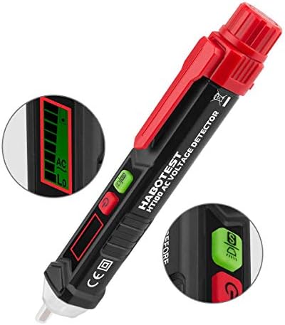 Pendancy Non Contact Voltage Tester Dual Adjustable Sensitivity 12/48-1000V Electrical AC Voltage Detector Pen