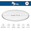 Norjac Pizza Pan with Holes, 18 Inch 2 Pack, Aluminum Pans for Oven, Round, Rust-Free & Heavy-Duty, Perforated Baking Tray for Crispy Crust #1