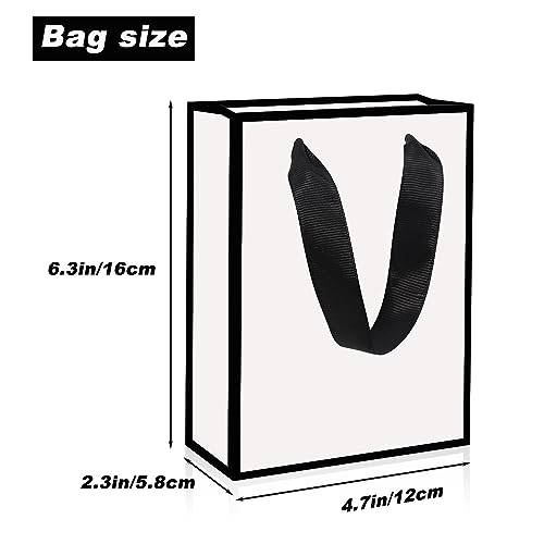 Small Gift Box and Gift Bag, 9x7x3cm Jewellery Gift Box and Paper Bag Bracelet Earring Ring Necklace Gifts Box with Lid for Presents - Image 2