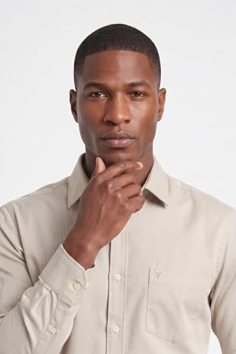 Image of Van Heusen Mens Shirts (VSSFSL10003173 Cream 48)