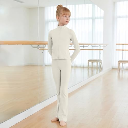 Justaucorps de ballet manches longues pour filles avec coupe ajustée supérieure - 3