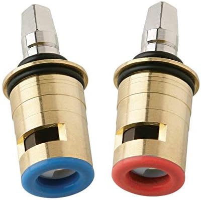 Chicago 1-099XKJKABNF & 1-100XKJKABNF Ceramic 1/4-Turn Cold & Hot Cartridge Kit