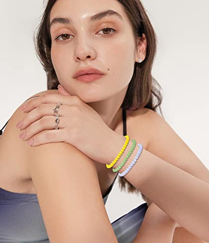 Firazio 18Pcs Bohemian Multi-Layer Crystal Stacking Beaded Bracelet For Women Versatile Faceted Glass Bracelets Stretch Strand Statement Wrap Stackable Shiny Bead Bracelets Set #TOP2