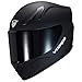 VCOROS Full Face Motorcycle Helmet for Unisex-Adults DOT Approved WS-609 Motorbike Street Bike Racing Helmets with Visor (Matte Black-B, Medium)