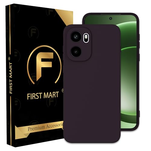 Image of FIRST MART Matte Silicone Back Cover for OnePlus 15R - Purple
