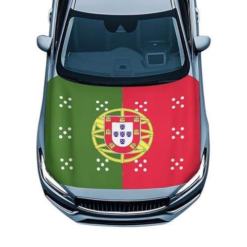 Image of Renewold Portugal National Flag Hood Covers for Cars Hood Cover Protector Outdoor Daily Holiday Camping Decor Wrap Blanket Women Men Winter Spring Fall Summer Automotive Exterior Accessories