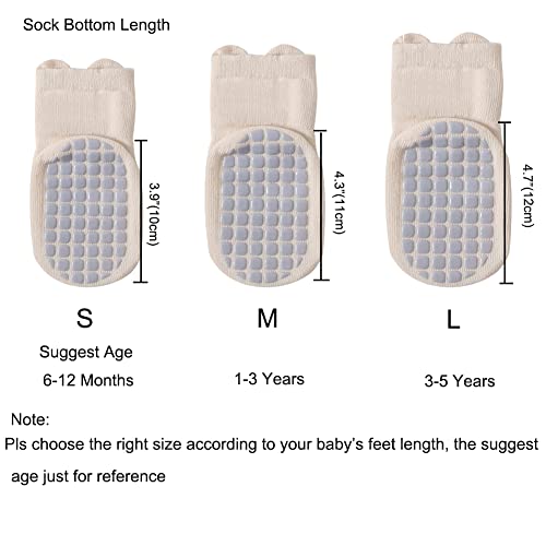 Exegawe XINL-US-0009-01 Toddler Non Slip Socks thumb #2