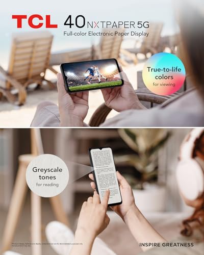 TCL 40 NXTPAPER 5G 6GB-256GB Negro (Starlight Black) Dual SIM