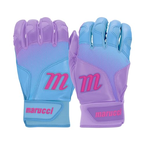 Marucci PWR Fade Youth Batting Glove Light Purple/Columbia YM