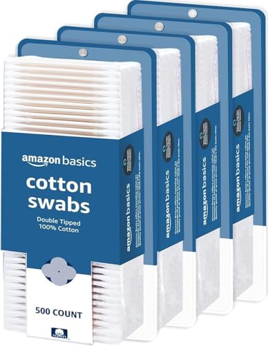 Amazon Basics Double-Tipped Cotton Swabs for...