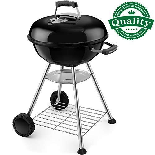 BEAU JARDIN Premium 18 Inch Charcoal Grill for Outdoor Camping Heavy Duty 34
