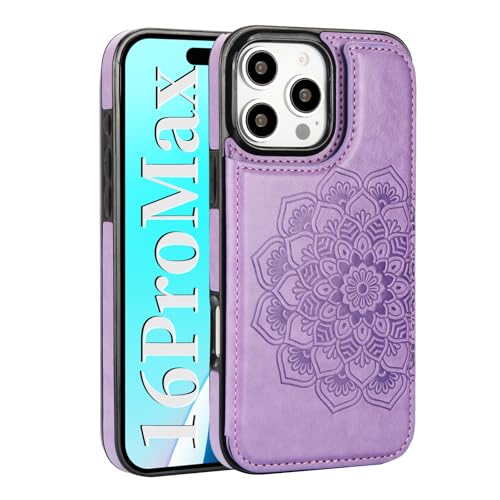 Housse iPhone 16 Pro Max PASNEW pour ranger vos cartes lors de vos sorties
