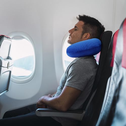 Image of Neck Pillow for Travel Pillow Memory Foam U Shape Comfortable Travel Neck Pillow Head Neck Support Airplane Pillow for Traveling, Car, Home, Office, Travel Neck Flight Pillow