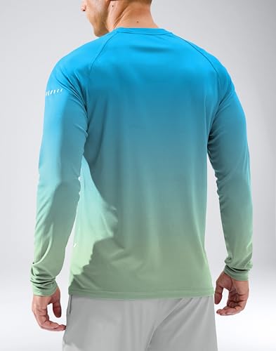 Men's Sun Protection Long Sleeve Shirts UPF 50+ Rash Guard for Men SPF UV Fishing Hiking Running Workout Athletic Shirt3