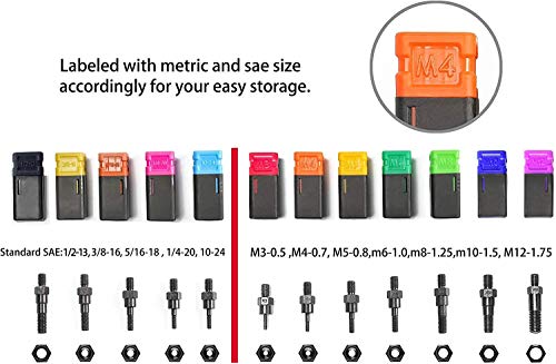 Rzx 16" Rivet Nut Tool Hand Blind Riveter,Rivnut Riveting Tools With Nut Setting System M3 M4 M5,M6,M8,M10 M12, 10-24, 1/4-20, 5/16-18,3/8-16,1/2-13 Totally 12 Mandrels #TOP2