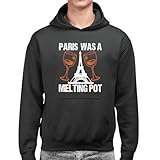 Gift Idea Multicultural of Paris Great Cultural Gift For Anthropology Lovers Black and Muticolor Unisex Hoodie
