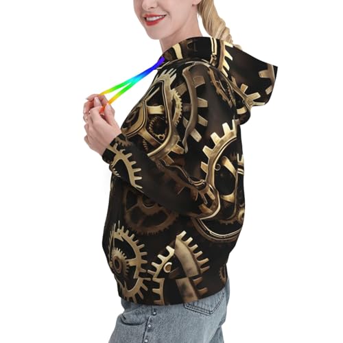 Sweat à capuche engrenages steampunk EdWal pour vos sorties