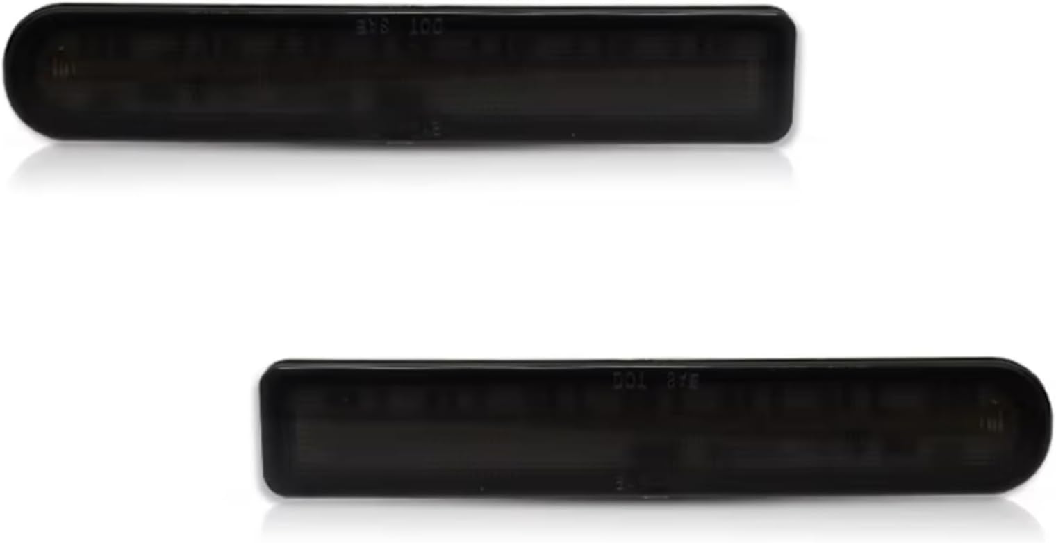 Car Bumper Reflector Compatible With Toyota For FJ For Cruiser 2007-2017 US Version Rear Bumper Light Reflector Turn Signal Light Stop Brake Lamp 8191035060(Smoke)