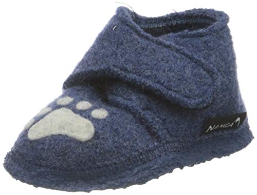 Nanga Baby - Jungen Little Polar Bear Slipper, Blau, 22 EU