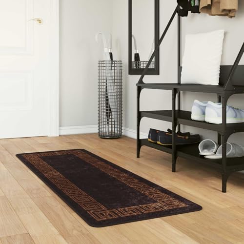 Tapis de passage moderne en velours lavable et antidérapant