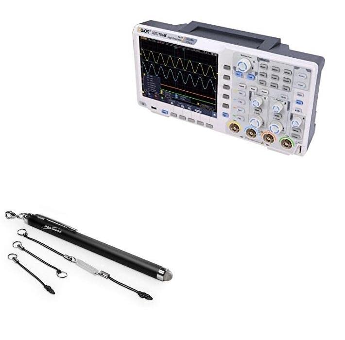 BoxWave Stylus Pen Compatible with Owon Digital Oscilloscope XDS3104AE (8 in) - EverTouch Capacitive Stylus, Fiber Tip Capacitive Stylus Pen - Jet Black