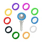 Quacc 10 PCS Key Colour Caps Flexible Round Key Identifier Cover for Office House