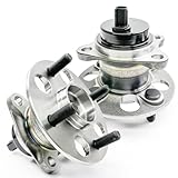 2Pcs 512370 Rear Wheel Bearing Hub Assembly Compatible with Toyota Yaris 2006-2014, Prius C 2012-2019,for Scion iQ 2013, 4 Lugs w/ABS